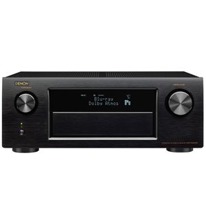 【中古】Denon AV受信システム 7.2ch Dolby Atmos DTS:X HDCP2.2 DSD\u0026ハイレゾ相応う網状組織役立つこと 黒いこと AVR-X4200W-K