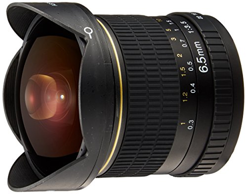 【中古】Opteka アプテカ 6.5粍 f/3.5 固定ディスク 取りはらいボンネット付き添い人非球面広角レンズ for NIKON デジタル一眼二眼レフ写真機