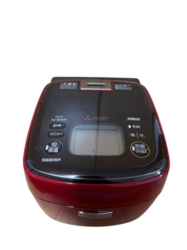 【中古】NJ-SEA06-R(ミラノ赤いこと) 備長炭 炭炊釜 ジャー炊飯器 3.5合
