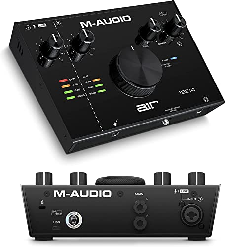 【中古】M-Audio USB USB-C オーディオインターフェース 2イン 2アウト 音楽制作ソフト付 再生 ハイレゾ音源 宅録 低ノイズ DTM Mac Win AIR 192|4