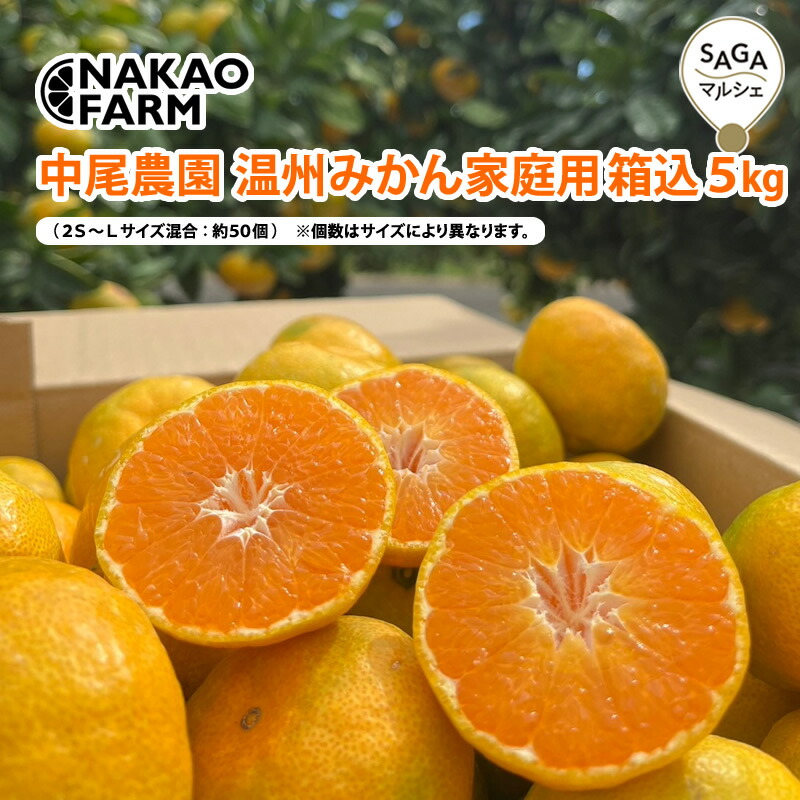 楽天市場】温州みかん箱込8kg 中尾農園 : SAGA マルシェ