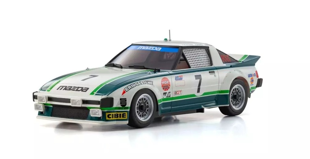 Kyosho ミニッツRWD MR-04 レディセット マツダ サバンナ RX-7 (SA22C) ”1979 デイトナ GTU クラス ウィナー No.7” 32365GR