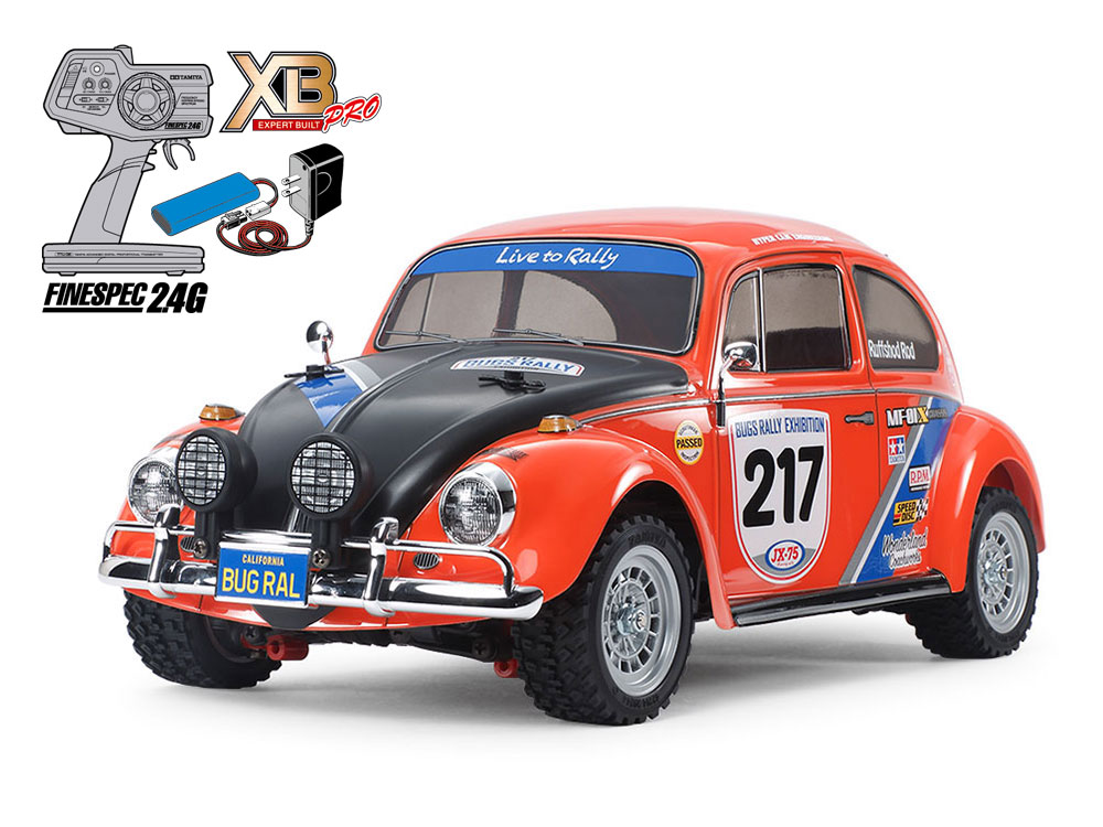 タミヤ　1/10RC XB フォルクスワーゲン ビートル ラリー（MF-01Xシャーシ）完成フルセット 2.4Ghz ※後払い、代引き不可商品