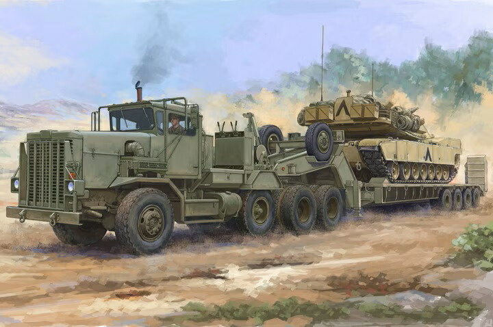 ホビーボス　戦車運搬車＆重装備セミトレーラー＆タミヤ　エイブラムス　1/35 Amazon | ホビーボス 1/35 ファイティングヴィークルシリーズ