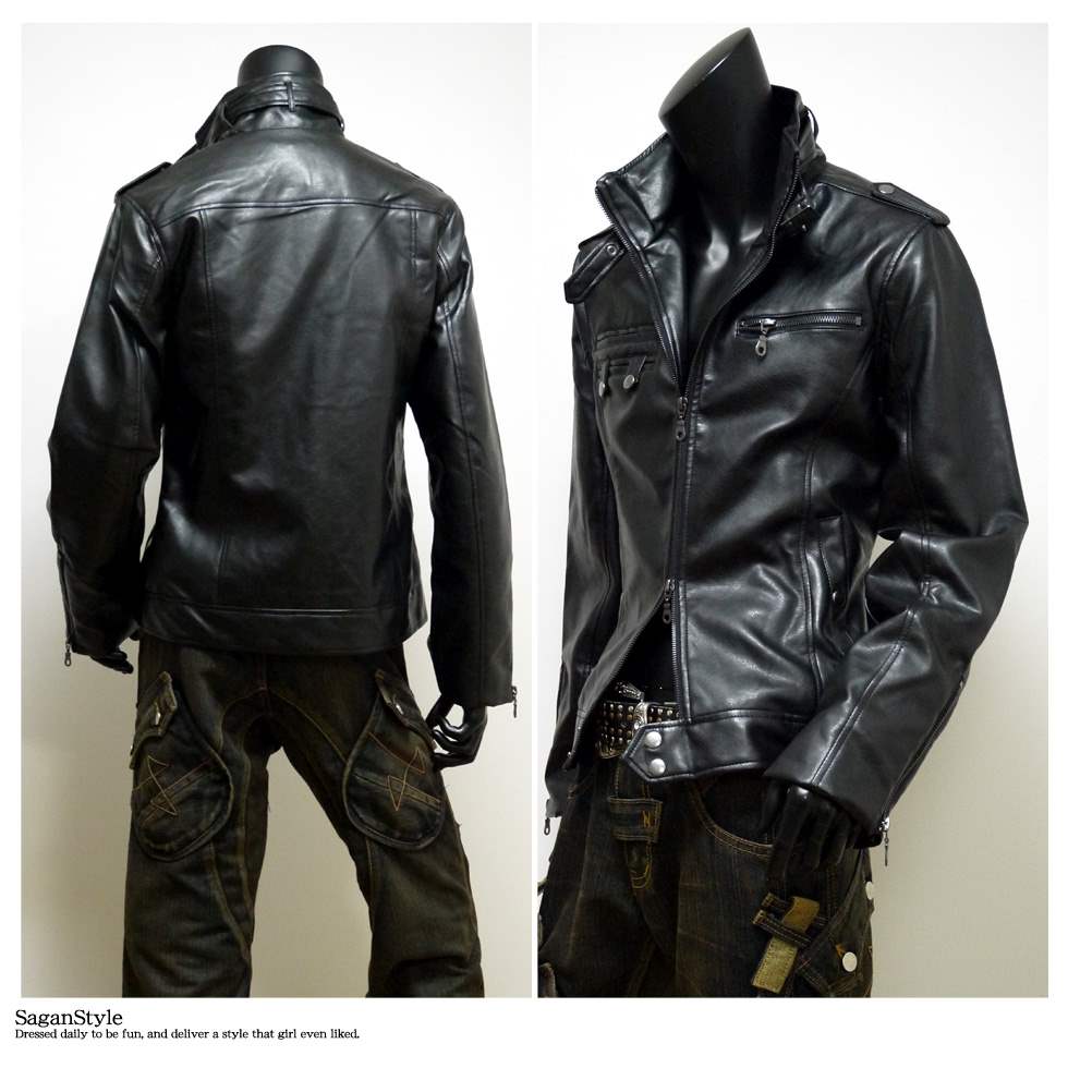 冬物 春 ライダース Puレザー かっこいい 服 おしゃれ かっこいい フェイクレザー ジャケット メンズ ライダースジャケット ジャケット 革ジャン 新作 秋冬 Og1 冬服 メンズ 冬 Spcd 男 レザージャケット 18aw