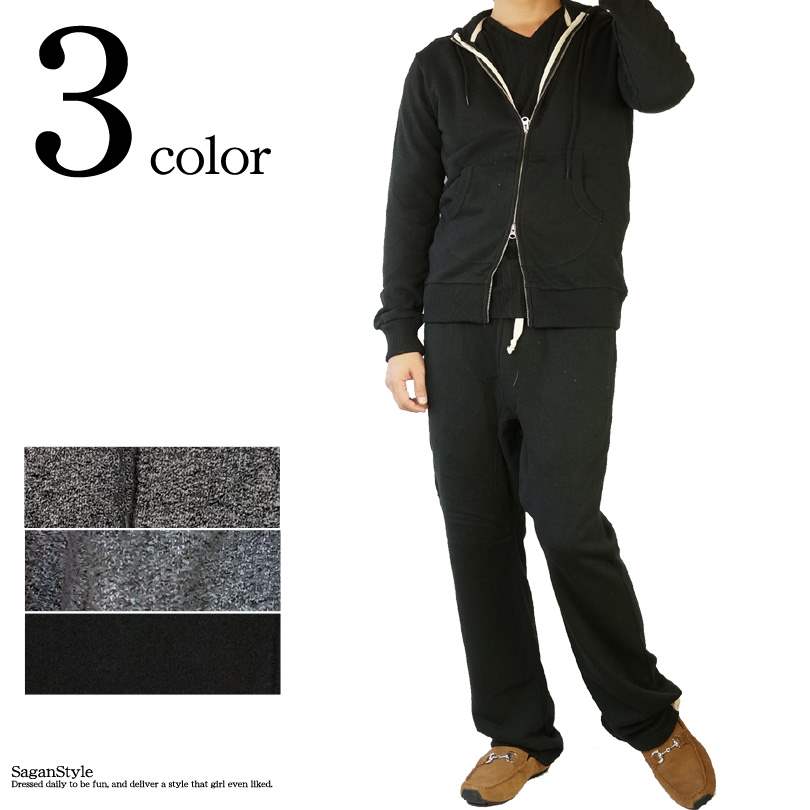 正規店仕入れの 楽天市場 送料無料 セットアップ メンズ スウェット パーカー 上下 ジョガーパンツ パーカー ジップパーカー ブラック 黒 白 グレー 春 春服 春物 お兄系 オラオラ系 Bitter ビター系 サーフ系 Joker ジョーカー P 07 Spcd 男 かっこいい 服