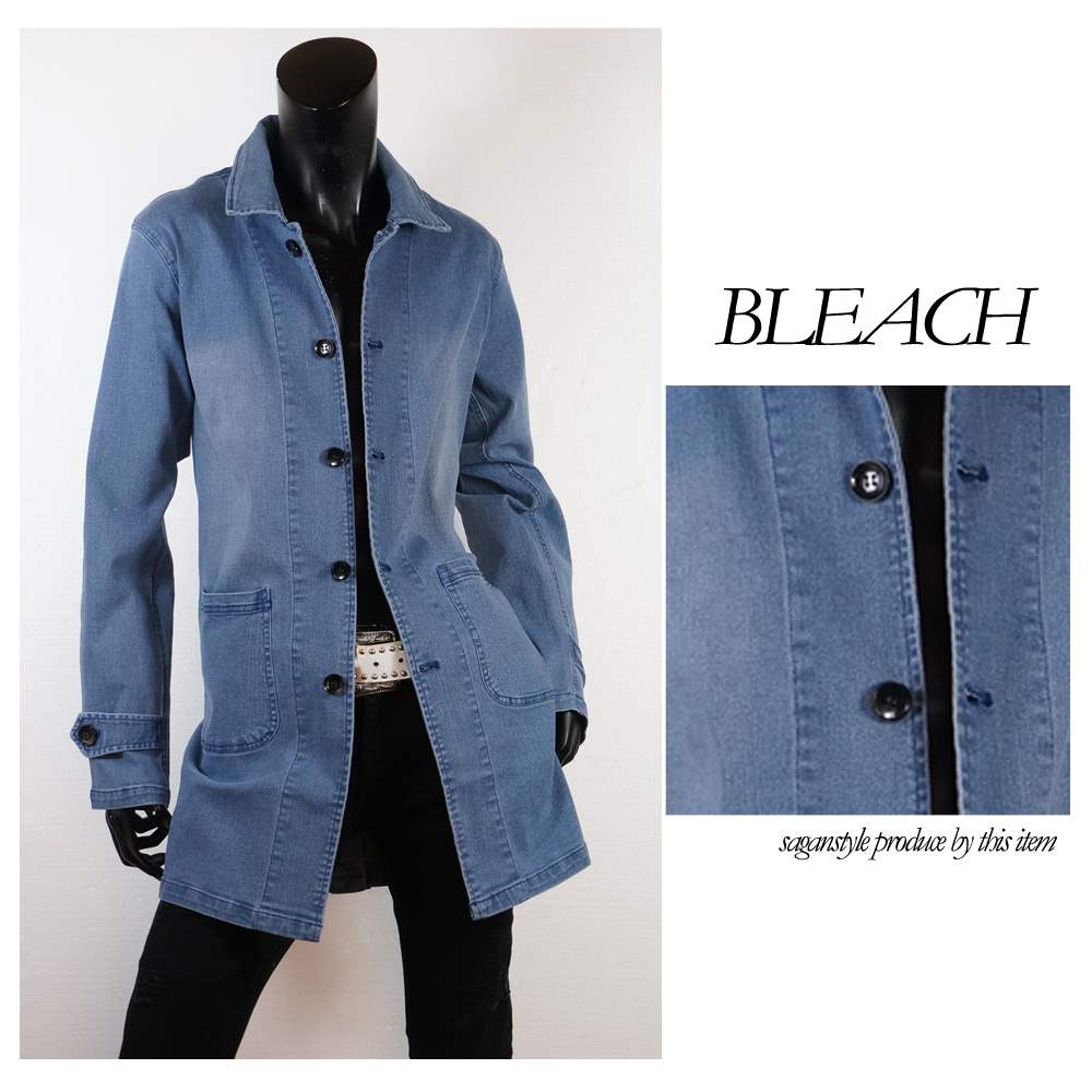 楽天市場 送料無料 コート メンズ デニム スプリングコート ステン