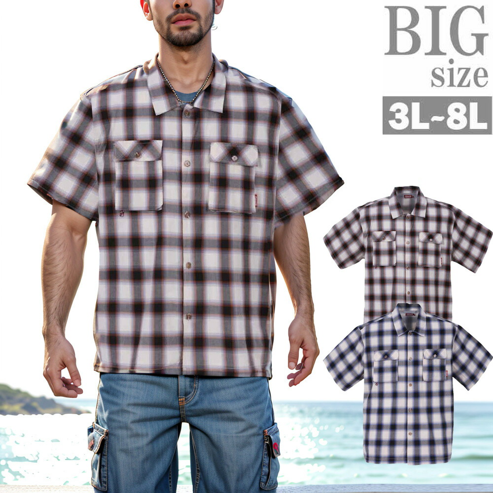 チェック 半袖シャツ メンズ Coleman 先染め 胸ポケット ベンチレーション サイドスリット 男 かっこいい 服 C050606-05