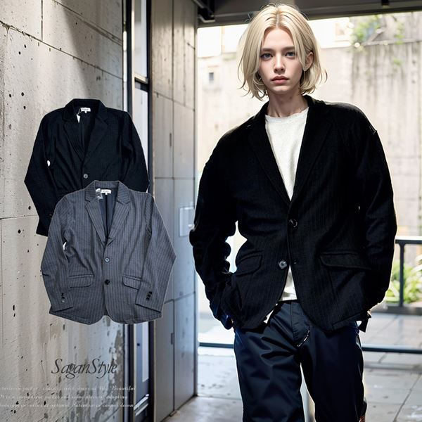 Rag &amp; Bone - 極美品 アメリカ製 rag&amp;bone テーラードジャケット ボーダー ネイビー RALPH LAUREN COUNTRY (ラルフローレンカントリー) 90s