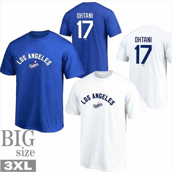 ティーシャツ 大谷翔平 3XL 4L 大層らしい大きさ メンズ 天使の都市 ドジャース 制服 MLB 半袖 男 かっこいい 服 C060416-01