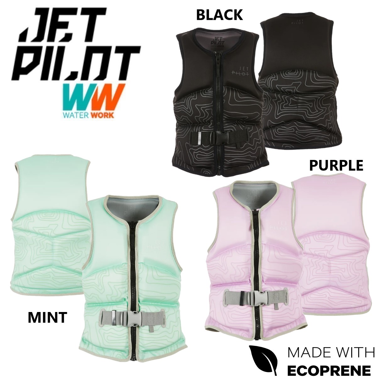 ジェットパイロット JETPILOT ライフジャケット 送料無料 アリュール F/E レディース ネオベスト JA23298 ウェイク サップ