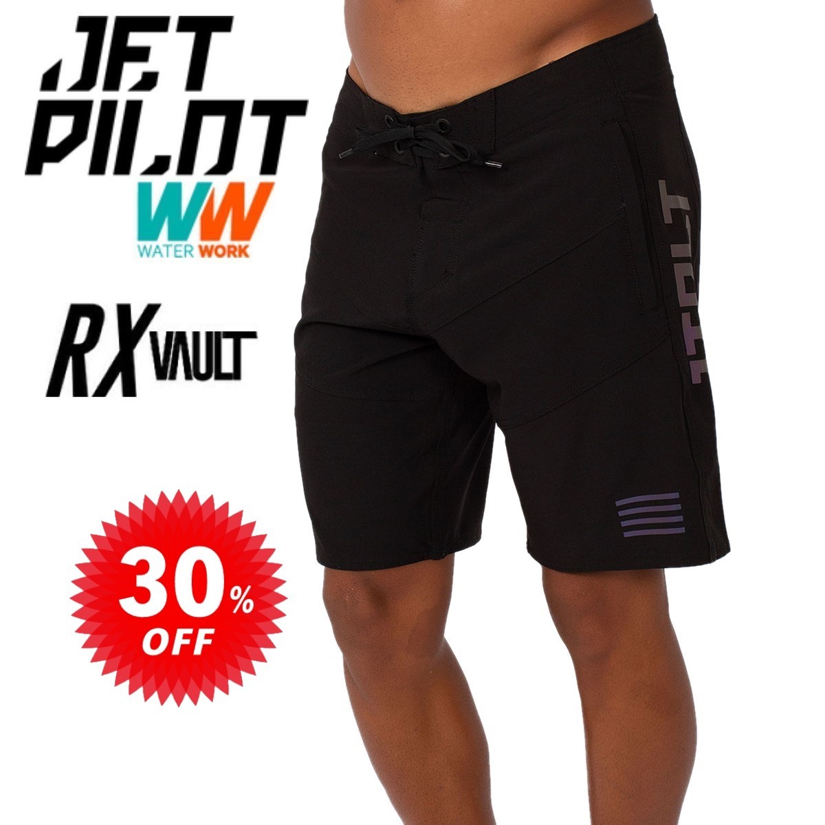 ジェットパイロット JETPILOT ボードパンツ セール 30%オフ 送料無料 RX ボルト ボードショーツ RX VAULT BOARDSHORT S22904 海パン ジェット ウェイク サップ