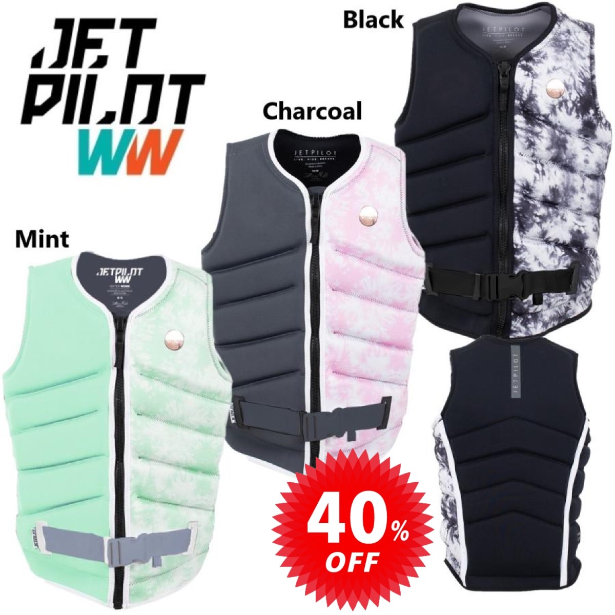 ジェットパイロット JETPILOT インパクトベスト セール 40%オフ 送料無料 X1 ファイヤーファー F/E レディース ネオベスト ザラ ケル JA20302 フローティングベスト｜サーガラ　店