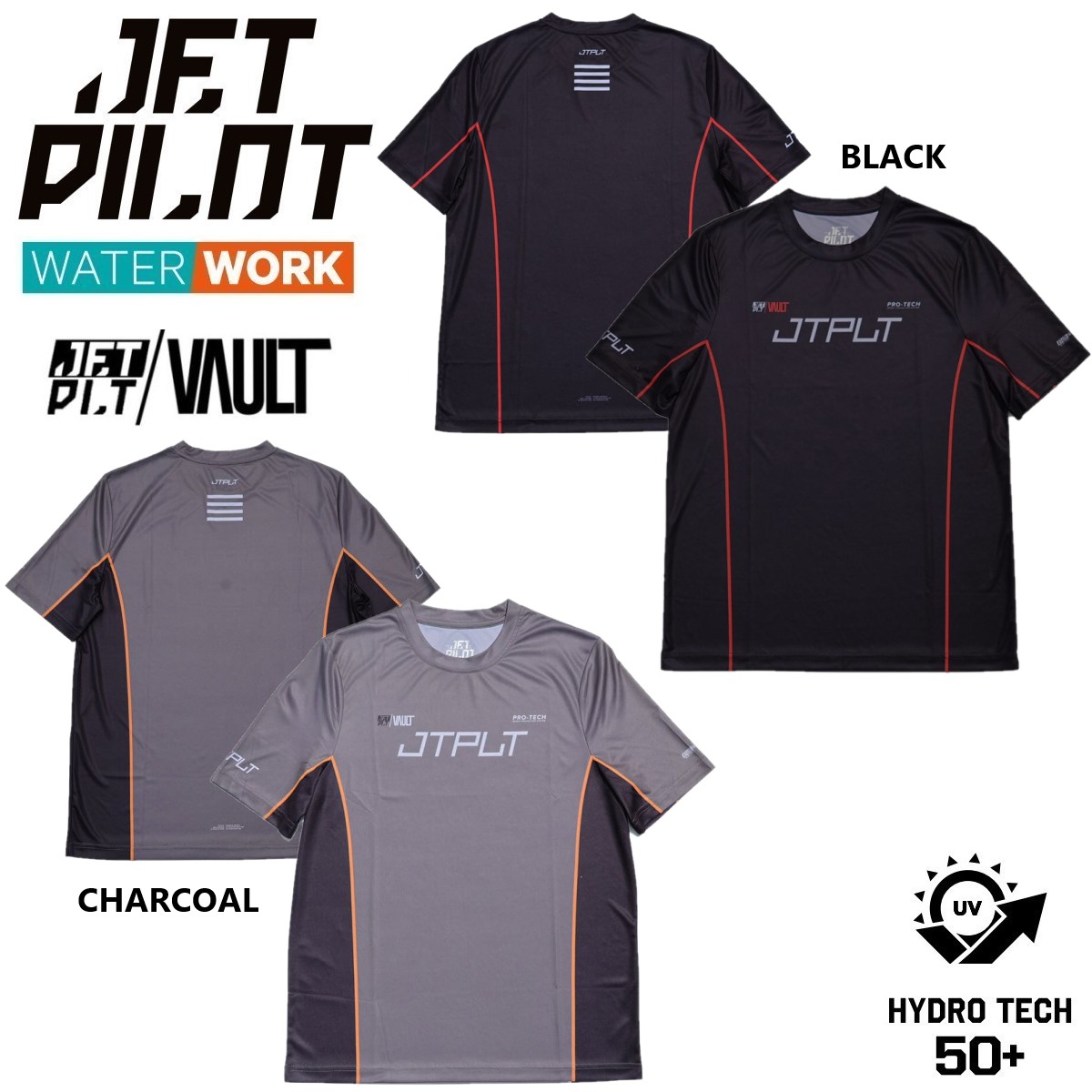 ジェットパイロット JETPILOT ラッシュガード 半袖 送料無料 RX ボルト L/S ラッシー JA25508 インナーにも｜サーガラ　店