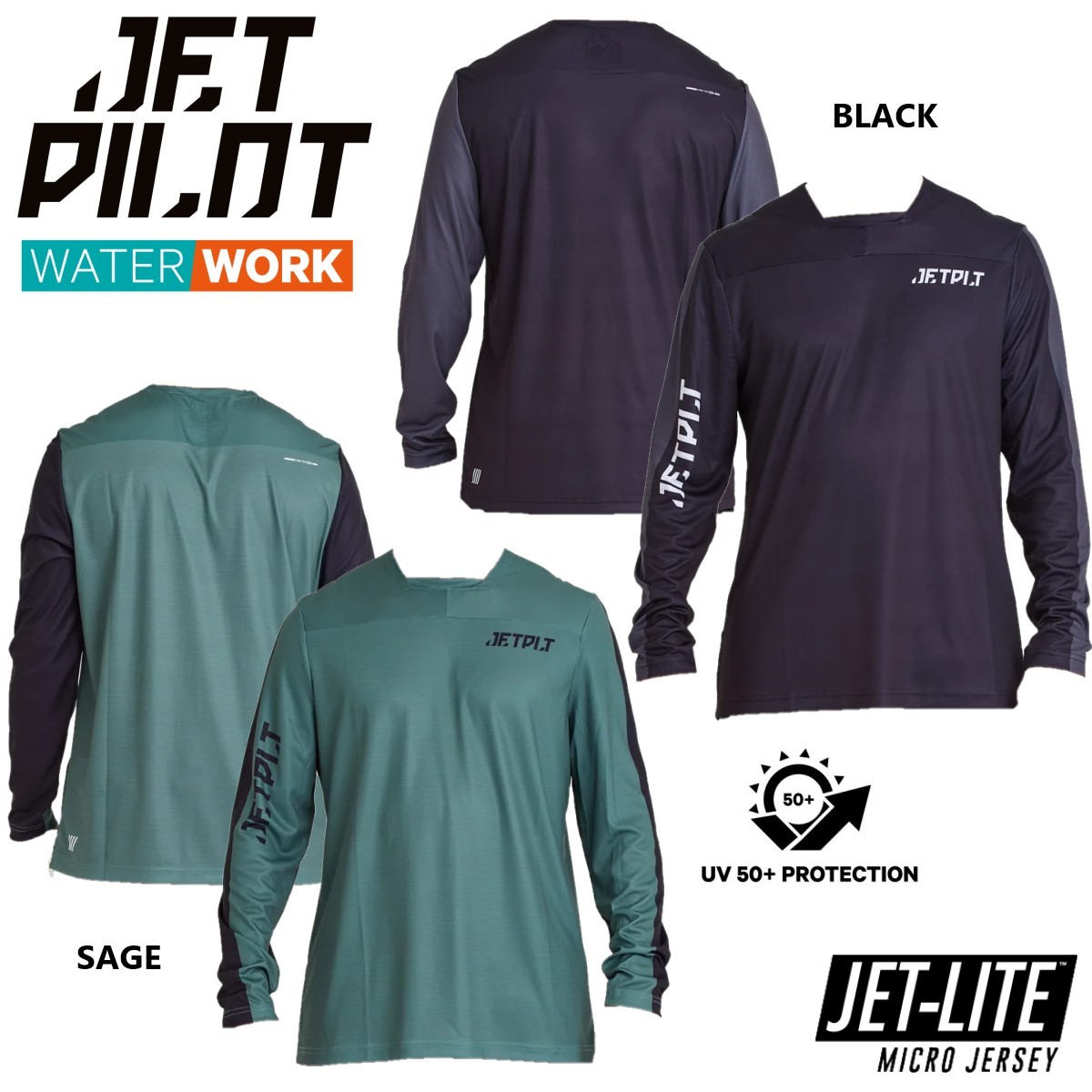 ジェットパイロット JETPILOT 長袖 速乾 送料無料 ジェットパイロット UV L/S ジャージ S24620｜サーガラ　店