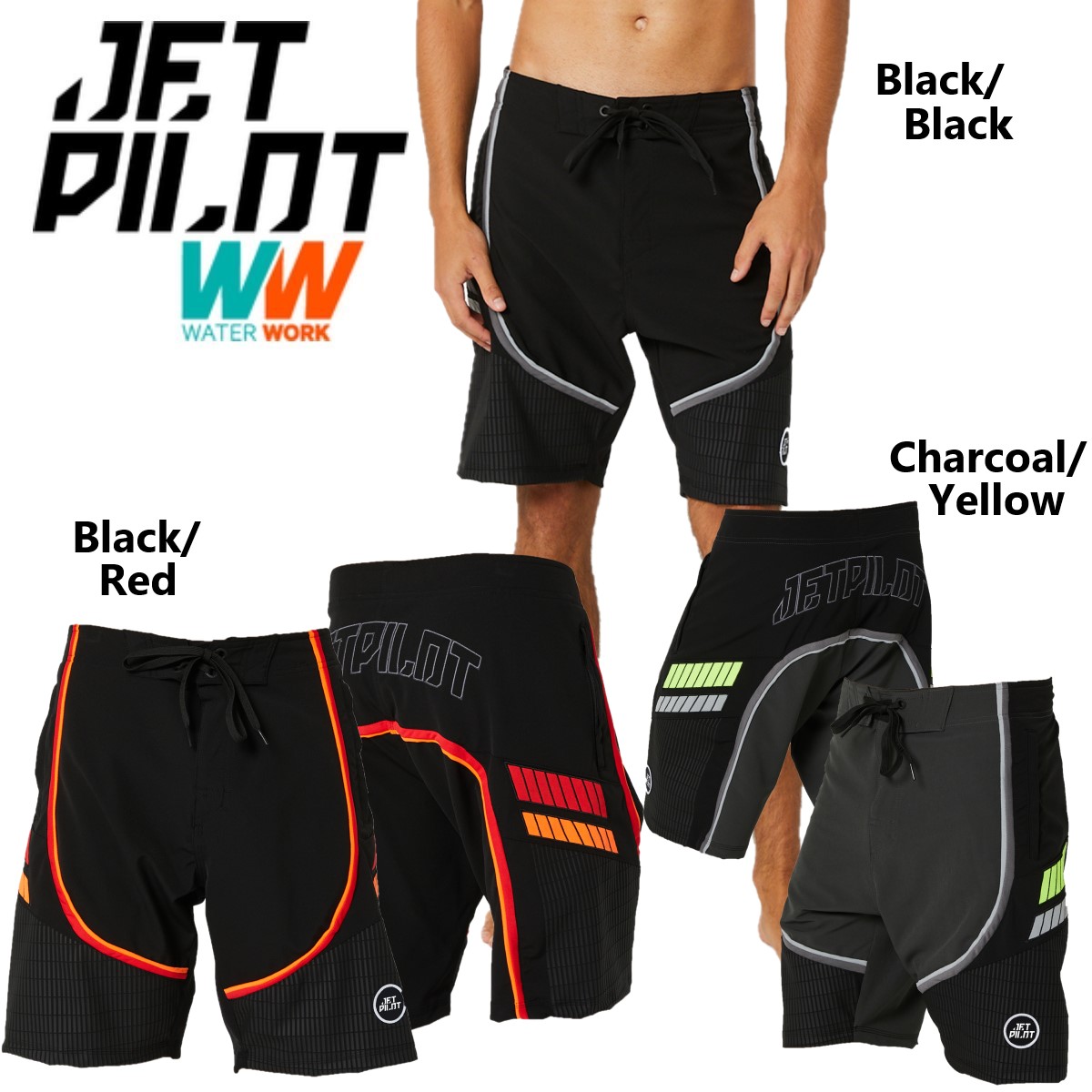 大きいサイズ ジェットパイロット JETPILOT ボードパンツ 送料無料 フル プロ 3.0 メンズ ボードショーツ S22902 海パン ジェット ウェイク サップ