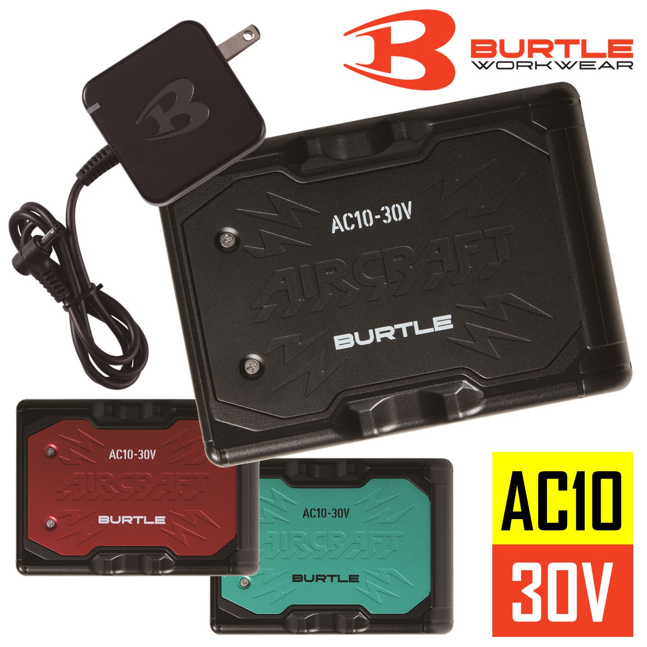 楽天市場】バートル AC300 リチウムイオンバッテリー ブラック BURTLE