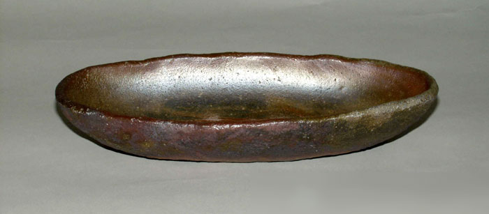 楽天市場】備前焼 丸皿（胡麻） | おしゃれ 日本製 工芸品 和食器 大皿