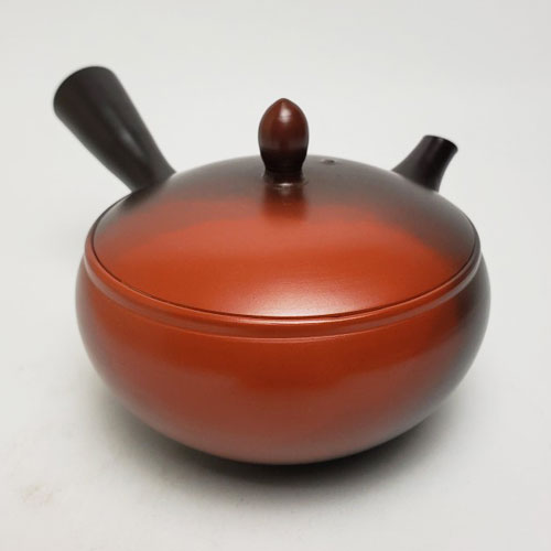 常滑焼 弘二作 平丸窯変 急須 瀬戸もの茶こし 170竓  Y51 | きゅうす 今めかしい 日本製 常滑 常滑市 愛知県 愛知 深蒸し茶 茶 茶の葉 御厨子所雑貨 焼き物 瀬戸もの 瀬戸もの 日本六古窯 瀬戸もの ティーポット 差し上げ物 差し上げ物 とこなめやき 茶器 食器 和食器