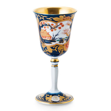 楽天市場 ワイングラス 陶器 賞美堂本店 其泉窯 有田焼 琳派古伊万里 ワインカップ 大 器茶房 彩庵