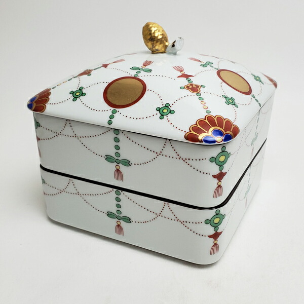 楽天市場】和食器 有田焼 三段重 お正月 和食器 日本製 ギフト おうち