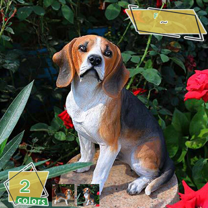 1000円OFFクーポン 置物 屋外 動物 ガーデニング オーナメント 庭 犬 アニマル ガーデン オブジェ かわいい おしゃれ インテリア雑貨 部屋 玄関 卓上 ベランダ 芝生 花壇 カントリー雑貨 樹脂 鉢飾り クリスマス 結婚祝い 新築祝い ギフト RaogtCYU|サイバーショップ01