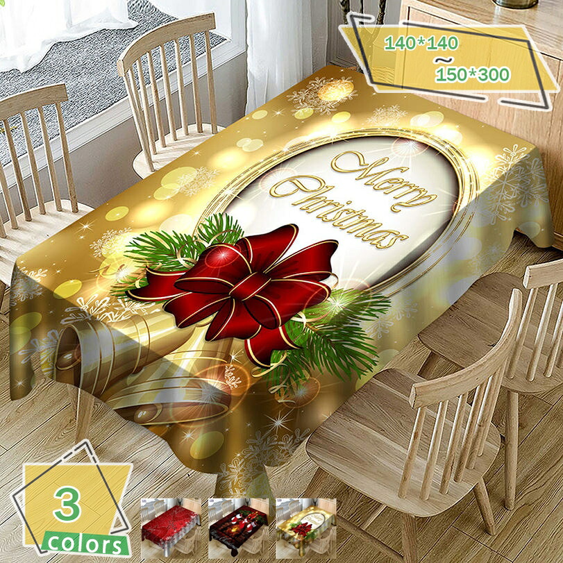 テーブルクロス ヨーロッパ樅柄 クリスマス 飾りつけ オクスフォード出どころ 撥水 北欧 今めかしい 赤いこと 140cmx200糎 140*140 クリスマス テーブルクロス 時刻表覆いかぶせる 時刻表つや消し RaogtCYU
