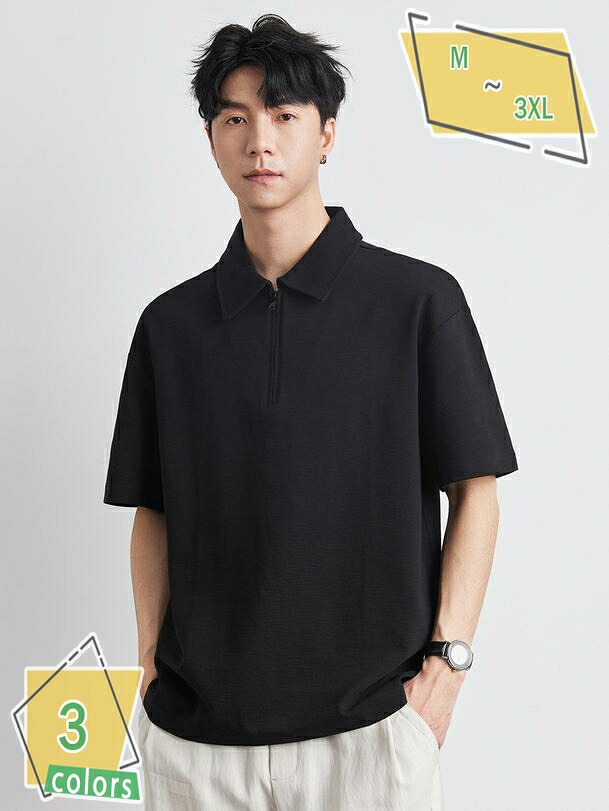 500円OFFクーポン ポロシャツ メンズ 半袖 速乾 tシャツ 夏服 ビジネス 襟付きシャツ ゴルフウェア ストレッチ スポーツ 釣り 作業着 薄手 アウトドアウェア 折り襟 通気 ポケット付き 紳士服 体型カバー オフィス 肌触りがいい RaogtCYU