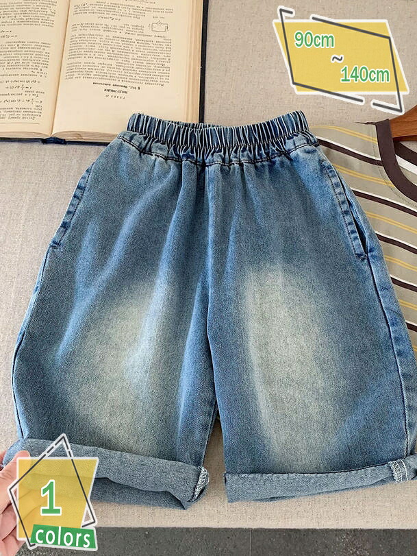 1000円OFFクーポン キッズ ハーフパンツ デニムショートパンツ ジュニア ジーンズ Gパン 短パン 半ズボン ショーツ 男の子 女の子 男児 こども服 五分丈 ジーパン RaogtCYU｜サイバーショップ01