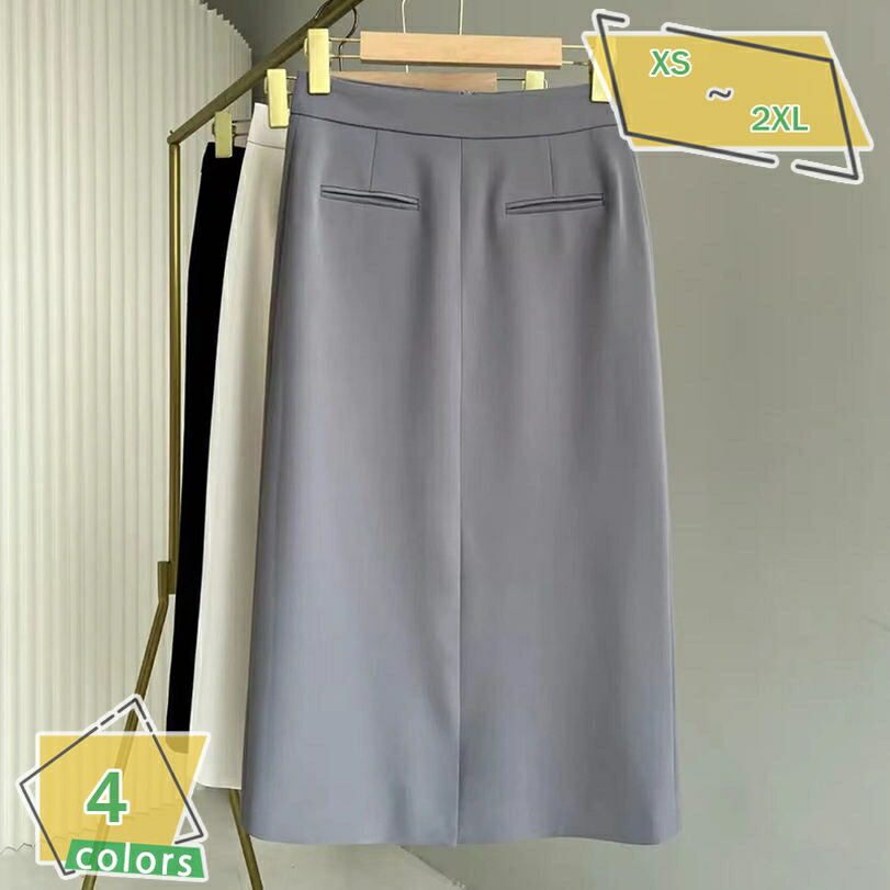 1000円OFFクーポン エレガント スカート レディース タイトスカート 春 夏 ペンシル タイト ハイウェスト 夏用 シワになりにくい オシャレ フォーマル オフィスルック カジュアル 着痩せ Aライン オフィススカート 膝丈 黒 スリットスカート RaogtCYU 9,580円