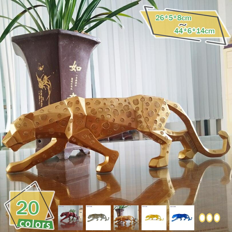 楽天市場】豹の置物 置物 ヒョウ 風水 おしゃれ インテリア