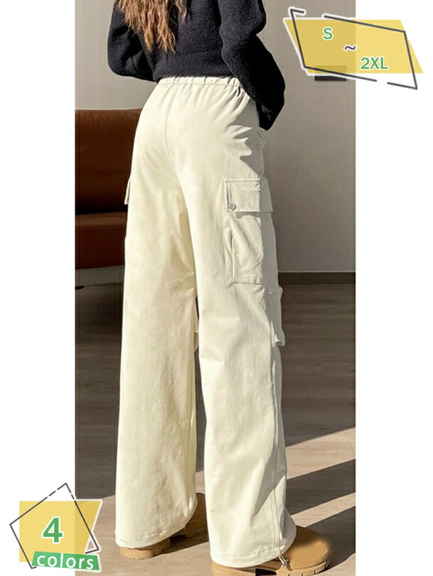 パンツ レディース ダウン 防寒 暖かい 動きやすい ウエストゴム カジュアル 美脚 冬服 暖かパン ウエストゴム ダウンパンツ 白 黒 RaogtCYU