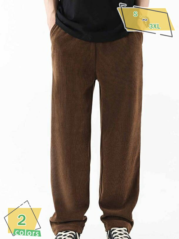 1000円OFFクーポン コーデュロイパンツ メンズ 秋冬 イージーパンツ メンズズボン シニア 男性 紳士服 ズボン 総ゴム ウエストゴム あったか 誕生日プレゼント RaogtCYU 12,151円