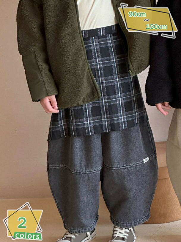 男の子 長ズボン デニム パンツ 裏起毛 ダボダボ パンツ ズボン ジーパン 秋 冬 暖かい 女の子 キッズ ジュニア 男児 子供 子供服 ボトムス 通園 通学 RaogtCYU