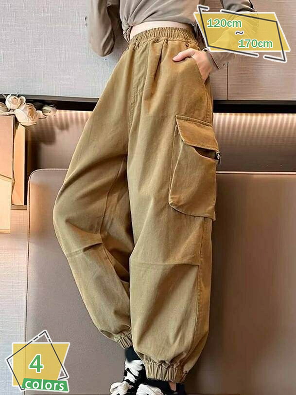 1000円OFFクーポン 子供用 防寒ズボン 裏起毛パンツ 厚手 アウトドア ゴム 暖パン カーゴパンツ 厚手 裏フリース 保温 秋 冬 男の子 女の子 おしゃれ 登山ズボン キャンプ 自転車 スポーツ RaogtCYU