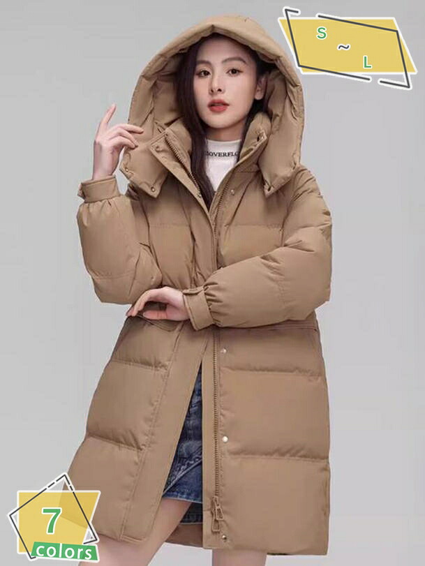 1000円OFFクーポン券 落ち込む上衣 レディース ロング 軽さ アウター Ａ伝達ルート 密集して ふわっと ホワイトダックダウン アウター 分かりやすい 好いたらしいめ 生あたたかい 心地好い フォーマル 防寒着 ゆったり 通い 馬鹿でかい大きさ 窈窕たる 光輝 中綿厚地の外套 S M L RaogtCYU