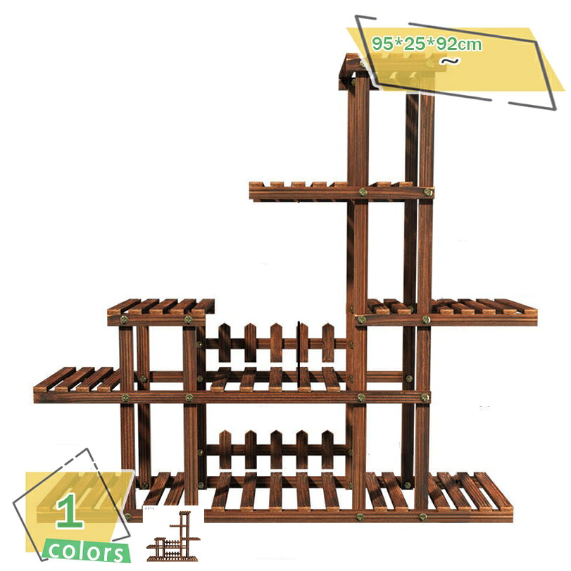 1000円OFFクーポン フラワースタンド 5段 木製 花台 ガーデニング 棚 フラワーラック 園芸 鉢置きスタンド タンド 鉢植え 盆栽棚 おしゃれ 軽量/頑丈 ベランダ/屋外/室内 プランター台 ガーデニング 収納棚 花棚 盆栽棚 多機能収納ラック RaogtCYU