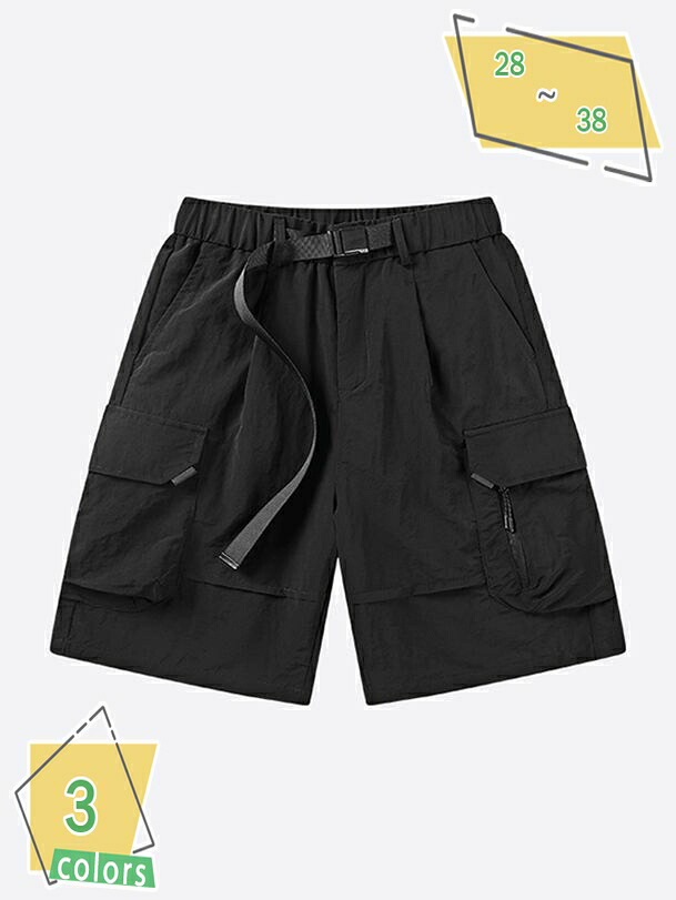 ショーツ ショートパンツ メンズ 薄手 速乾 ハーフパンツ 短パン 半パン ルームウェア フィッシング 釣り アウトドア ストリート系 RaogtCYU