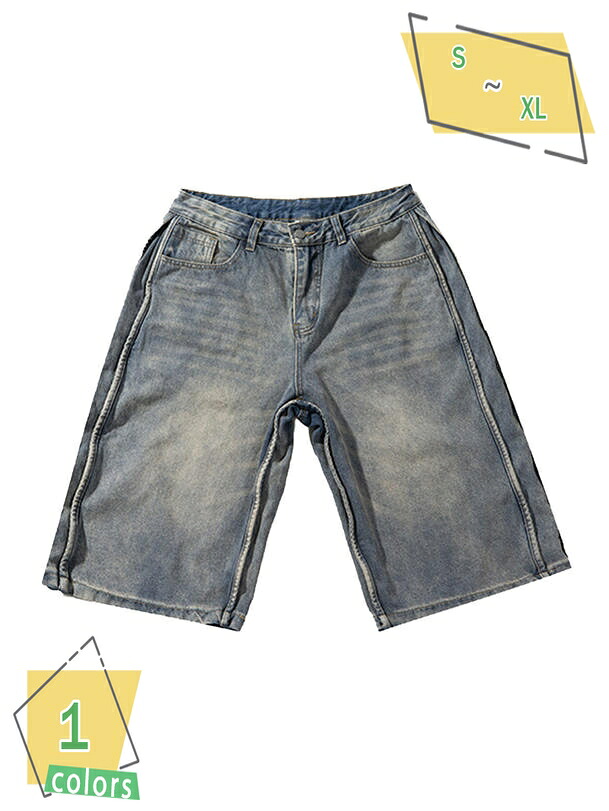 1000円OFFクーポン デニム メンズ パンツ 7分丈 クロップドパンツ 半ズボン 七分丈 ハーフ丈 夏用 ひざ下 ジーンズ ジーパン 七部丈 ハーフ RaogtCYU|サイバーショップ01