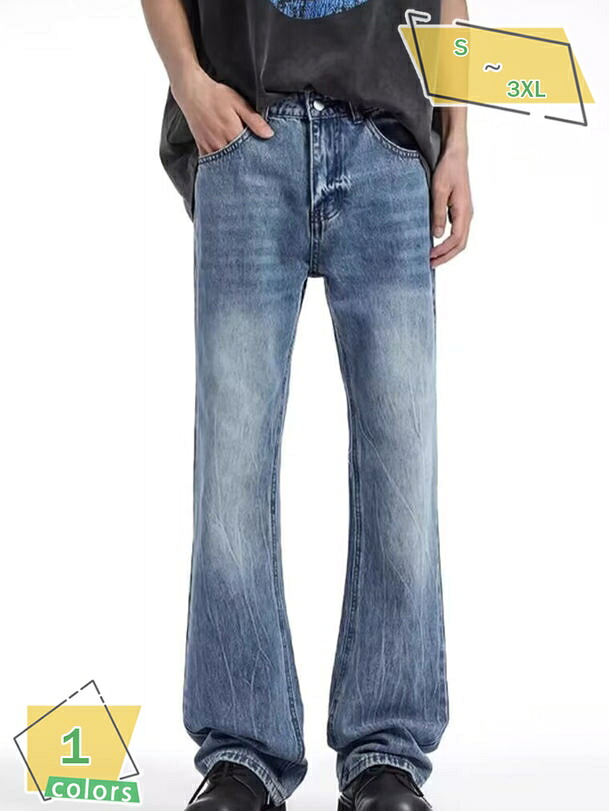 1000円OFFクーポン ブーツカット デニム メンズ ブーツカットジーンズ フレアデニムパンツ ジーンズ ストレッチ スリムパンツ ジーパン カジュアル RaogtCYU|サイバーショップ01