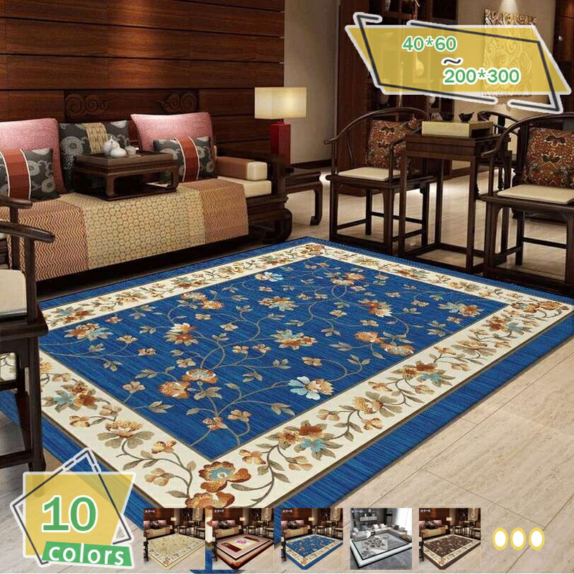 クラシック ラグ 200x250 cm 約3畳 厚さ約7mm 絨毯 オーナメント スタイリッシュ ベルギー じゅうたん アクセント マット ウィルトン織り グレー ブラック おしゃれ カーペット インテリア ラグマット