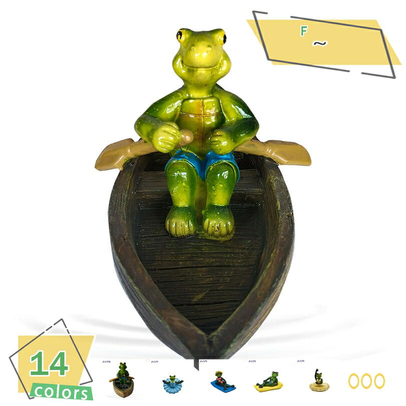 楽天市場】置物 カエル かわいい 名刺立て 蛙 縁起物 風水 woobia
