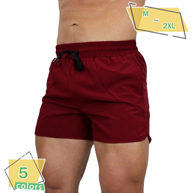 1000円OFFクーポン ショートパンツ メンズ スポーツウェア フィットネス ランニング トレーニング 半パン 短パン カジュアル 運動着 ジョギング ズボン RaogtCYU
