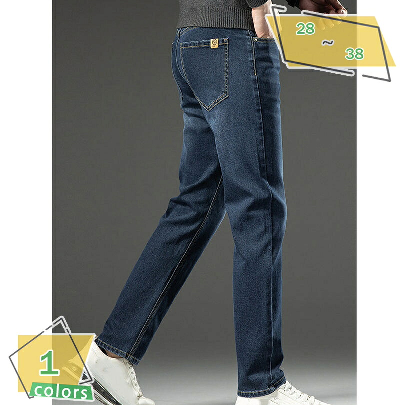 1000円OFFクーポン デニムパンツ メンズ ストレッチ 裏起毛 デニム パンツ ジーンズ ジーパン ストレートパンツ スリムパンツ スリムジーンズ 暖かい デニムスリムパンツ ストレート おしゃれ キレイめ テーパード 秋 冬 RaogtCYU