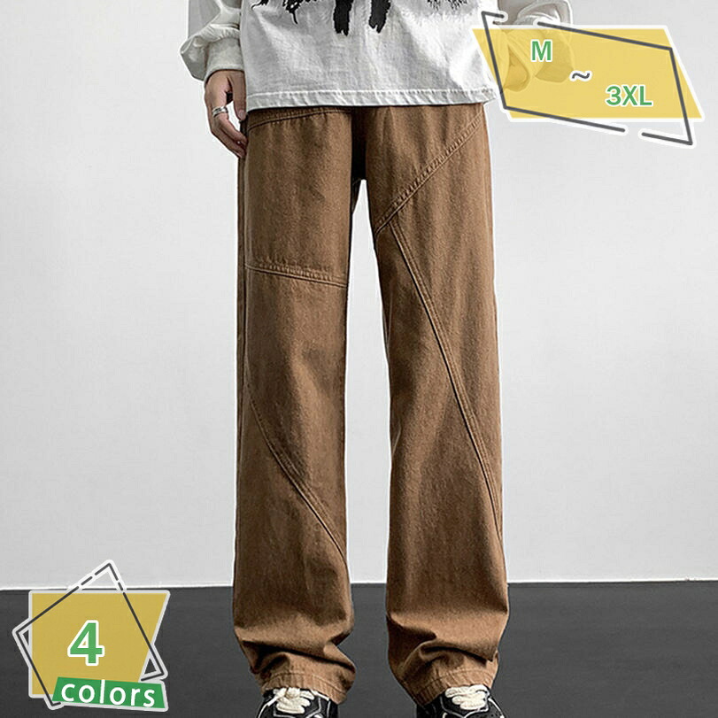 1000円OFFクーポン ストレート ジーンズ デニムパンツ メンズ ストレッチ ジーパン 大きいサイズ デニム ジーンズ パンツ メンズ ズボン ボトムス RaogtCYU