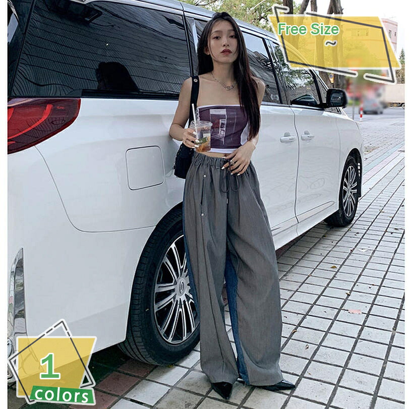 ストレートパンツ デニム パンツ ワイドパンツ デニム ジーパン ワイド パンツ レディース ボトムス ジーンズ きれいめ かわいい カジュアル 大きいサイズ オシャレ 脚長 春 夏 秋 カジュアル 大人女子 体型カバー かわいい RaogtCYU