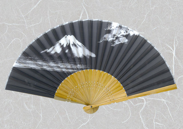 布扇子 『 ブロークンパターン 麻の葉 』 扇子箱付 扇子 麻の葉 伝統模様 伝統文様 モダン 和柄 紳士 男性用 メンズ sps  sps 彩美