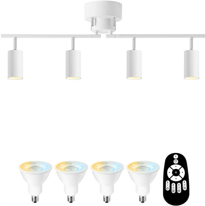 楽天市場】シーリングライト 4灯 スポットライト 450LM 6畳 8畳 消費