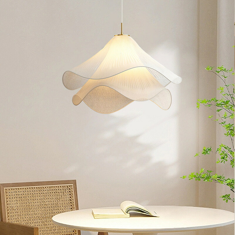 【5年保証】【レビュー特典付】ペンダントライト ダイニング 布 おしゃれ E26 LED 和風 インテリア照明 北欧 ヴィンテージ カフェ キッチン レトロ 廊下 モダン 和モダン 照明 天井照明 ライト 引掛けシーリング 和室 リビング 寝室 12,111円