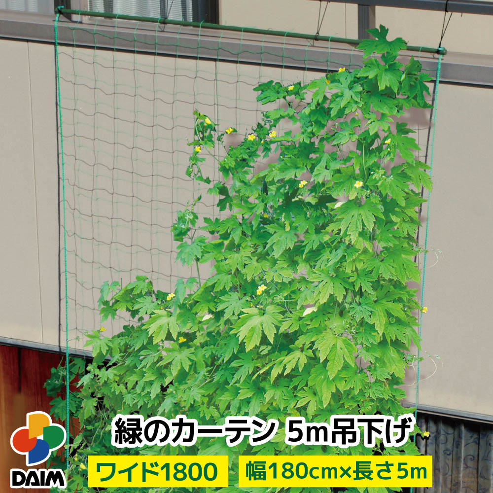 楽天市場】【9月 P2倍】daim 緑のカーテン 立掛けタイプ 日よけ